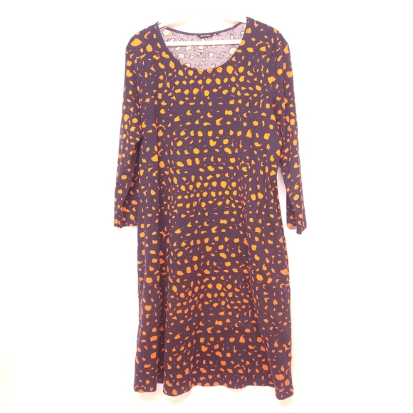 Marimekko Dresses & Skirts - Marimekko Dress Navy and Orange Medium